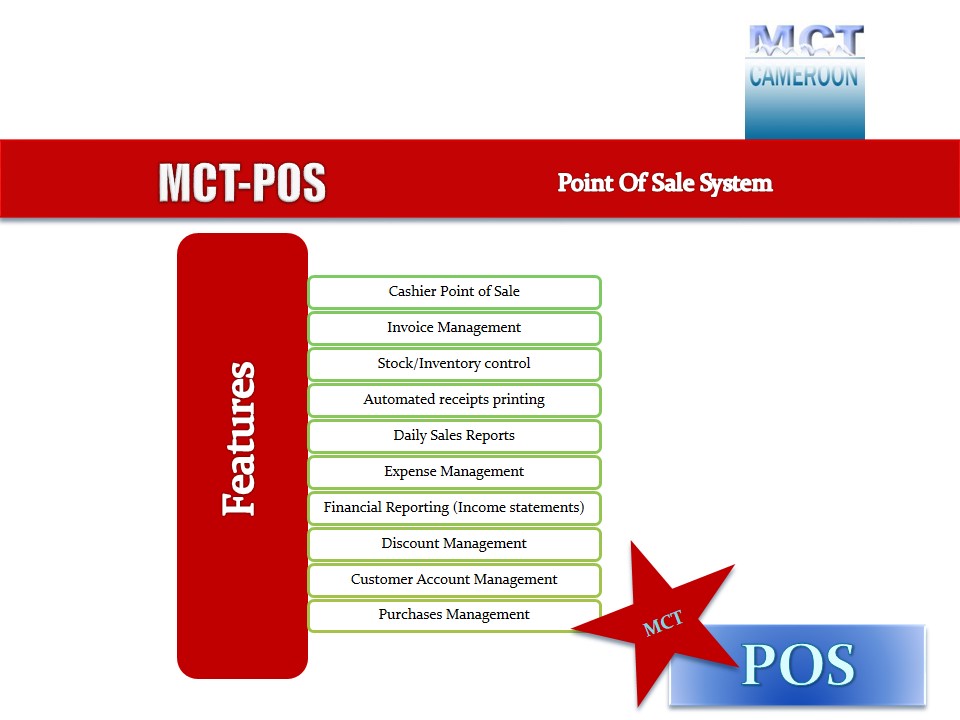 MCT Sales and accounting Systems - feature