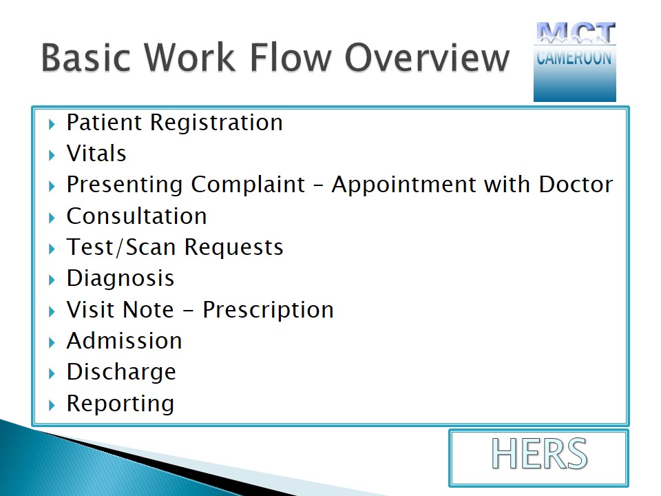 EMR (EHR) workflow